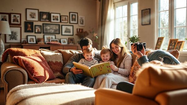Idées créatives pour une séance photo familiale réussie à la maison